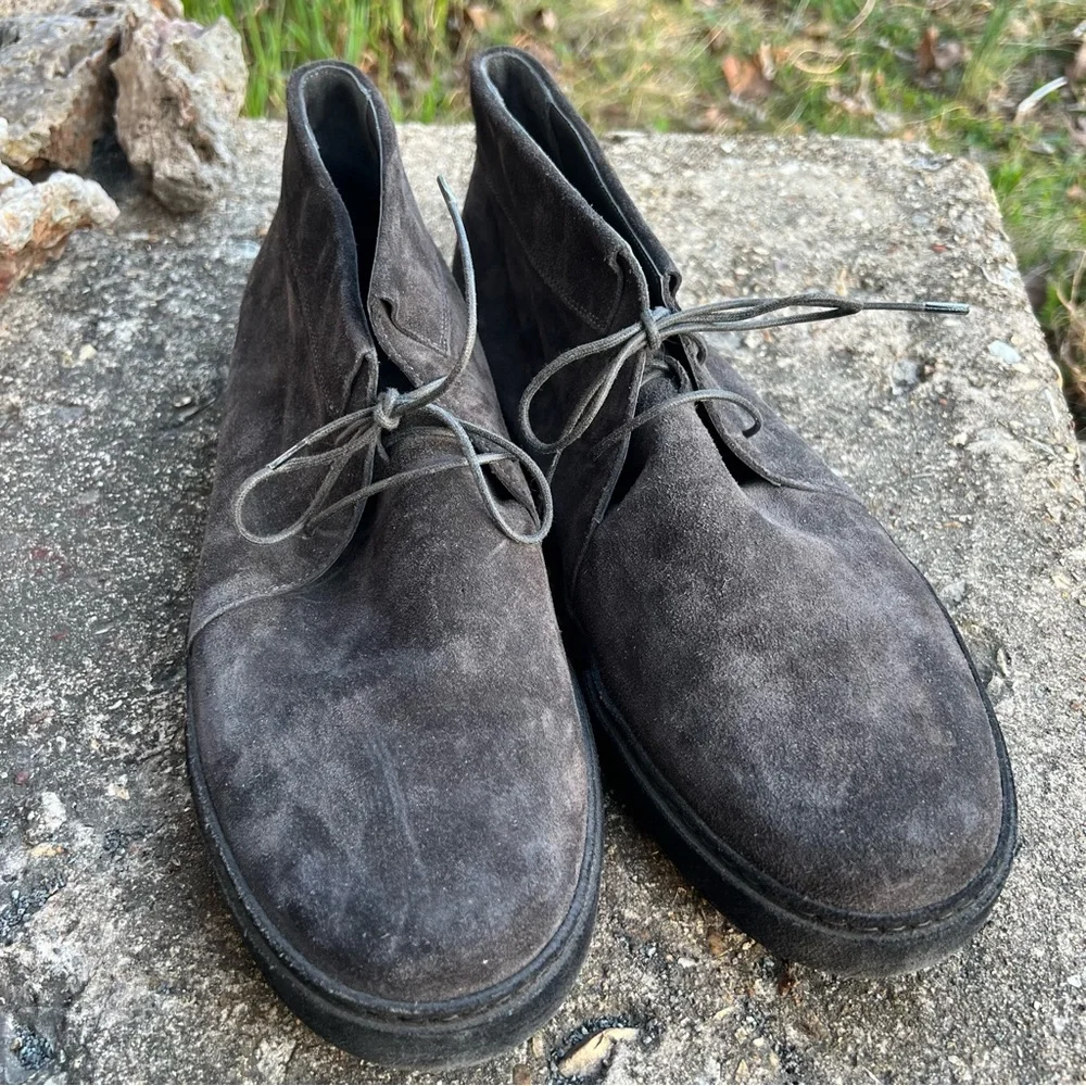 Vince Suede Boots Laces